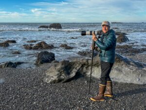 Nick Viani at the coast.